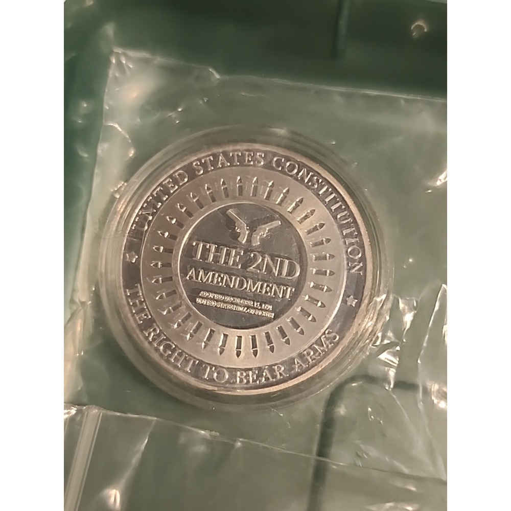 2nd Amendment Challenge Coin‎ 2pc - Picture 3 of 4